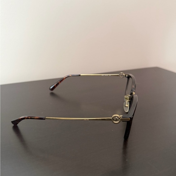Michael Kors Eyeglasses Tortoise & Gold MK Logo Frames w/ Case - Picture 6 of 6